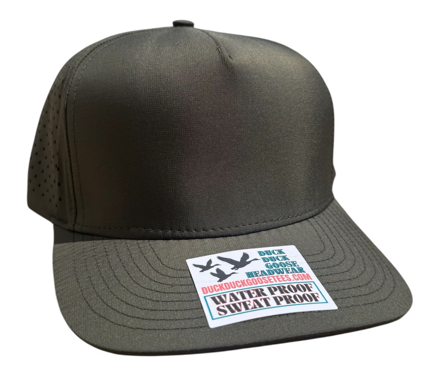 SWEAT PROOF/ WATER PROOF CUSTOM DUCK DUCK GOOSE HEADWEAR