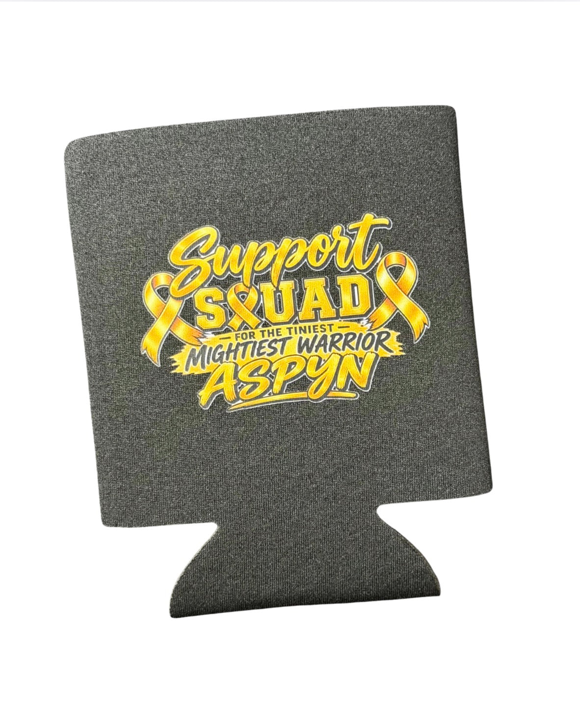 Support squad Aspyn regular can koozie black