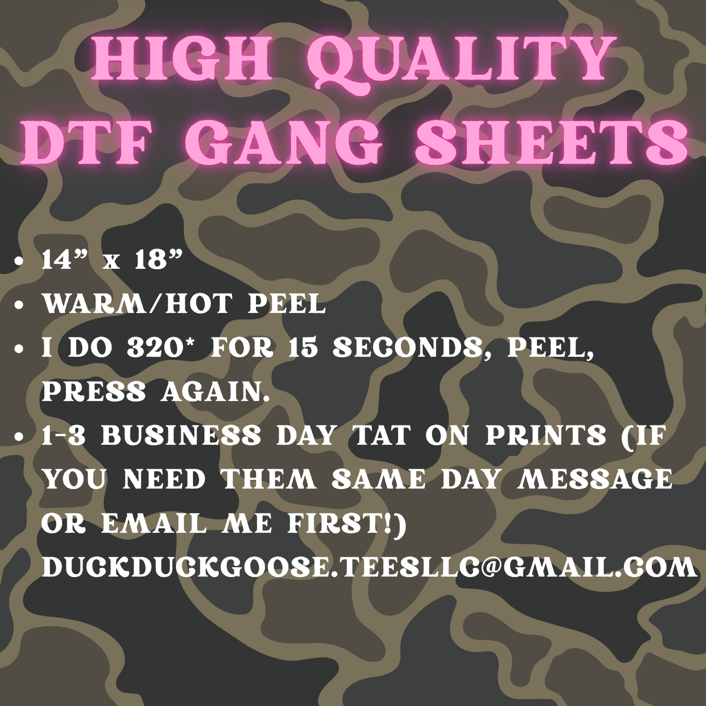 DTF GANG SHEETS