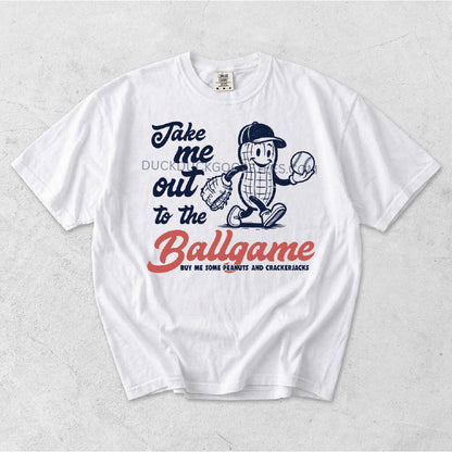 BASEBALL PEANUT TAKE ME OUT TO THE BALLGAME