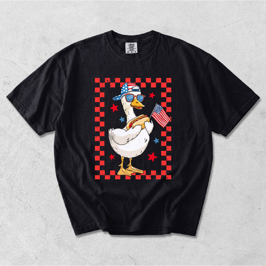 AMERICAN GOOSE WITH A HOTDOG- KIDS