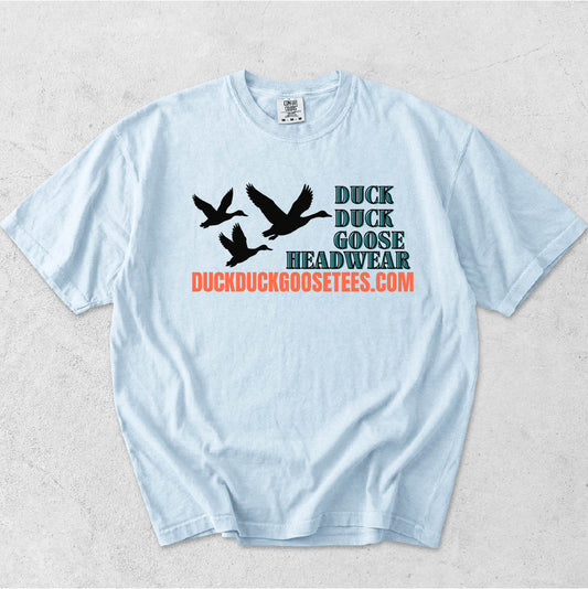 DUCK DUCK GOOSE TEES RECTANGLE LOGO 3 DUCKS SILHOUETTE