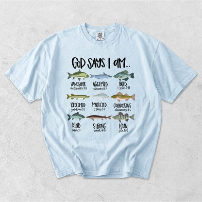 GOD SAYS I AM- KIDS FISHING VERSES