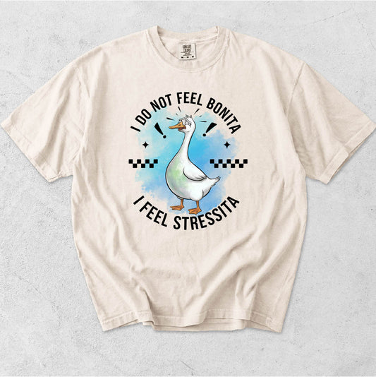 I DO NOT FEEL BONITA I FEEL STRESSITA GOOSE