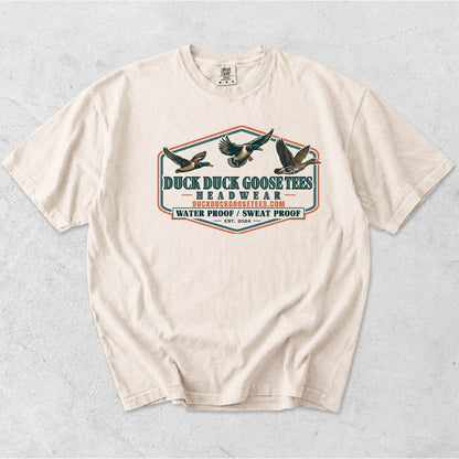 DUCK DUCK GOOSE HAT PATCH LOGO HEX SHAPE