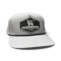 GREY GOOSE/ BLACK ROPE WITH ULTRA VIEW DRONE RECOVERY BLACK/ SILVER PATCH