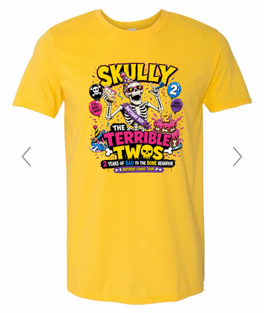 SKULLY TERRIBLE TWOS BIRTHDAY