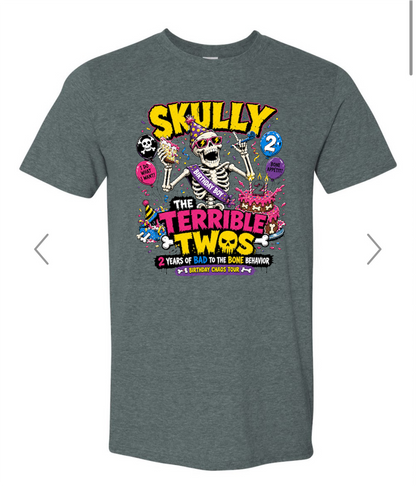 SKULLY TERRIBLE TWOS BIRTHDAY