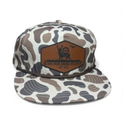 OLD SCHOOL SLOUGH WITH ULTRA VIEW DRONE RECOVERY BROWN LEATHER PATCH