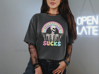 EVERYTHING SUCKS RAINBOW SKELLY